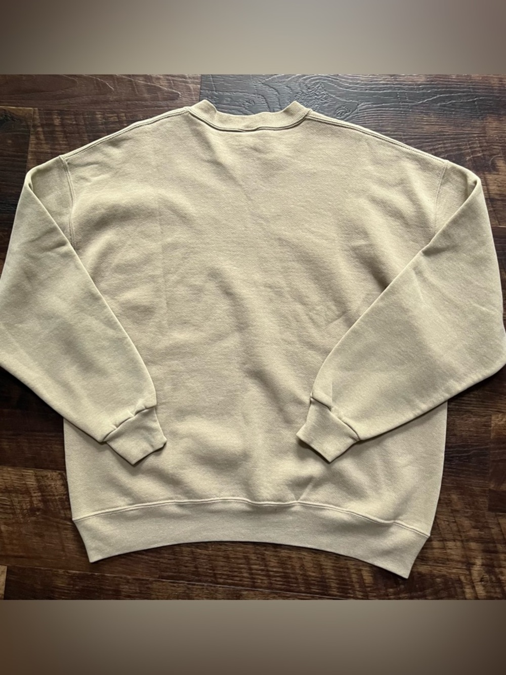 Vintage 90s Russell athletic neutral tan brown crewneck sweatshirt XL - Picture 7 of 7